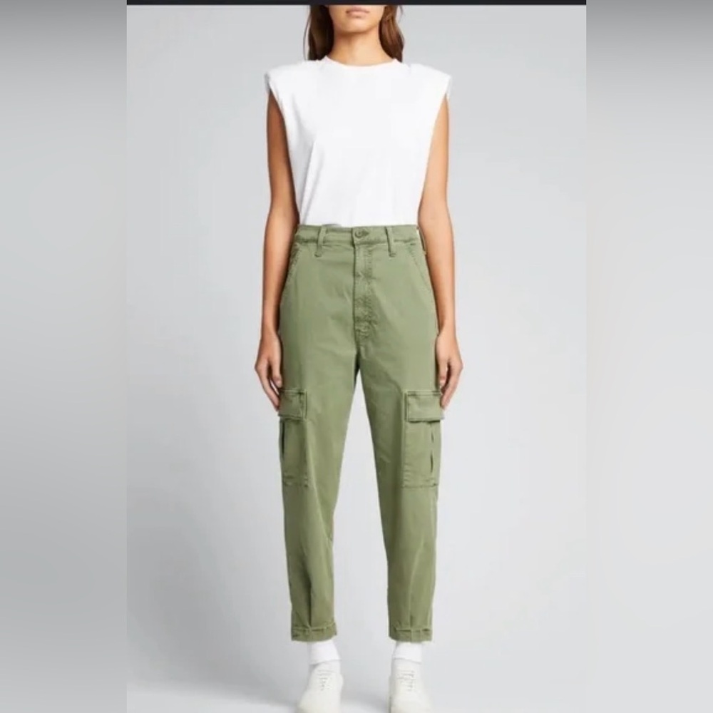 Mother The Catch All Cargo ankle pant in Killing Time
